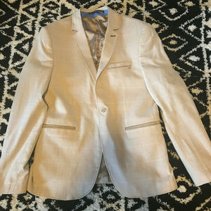 Mens Sports Coat Suit Blazer Jacket Cotton
